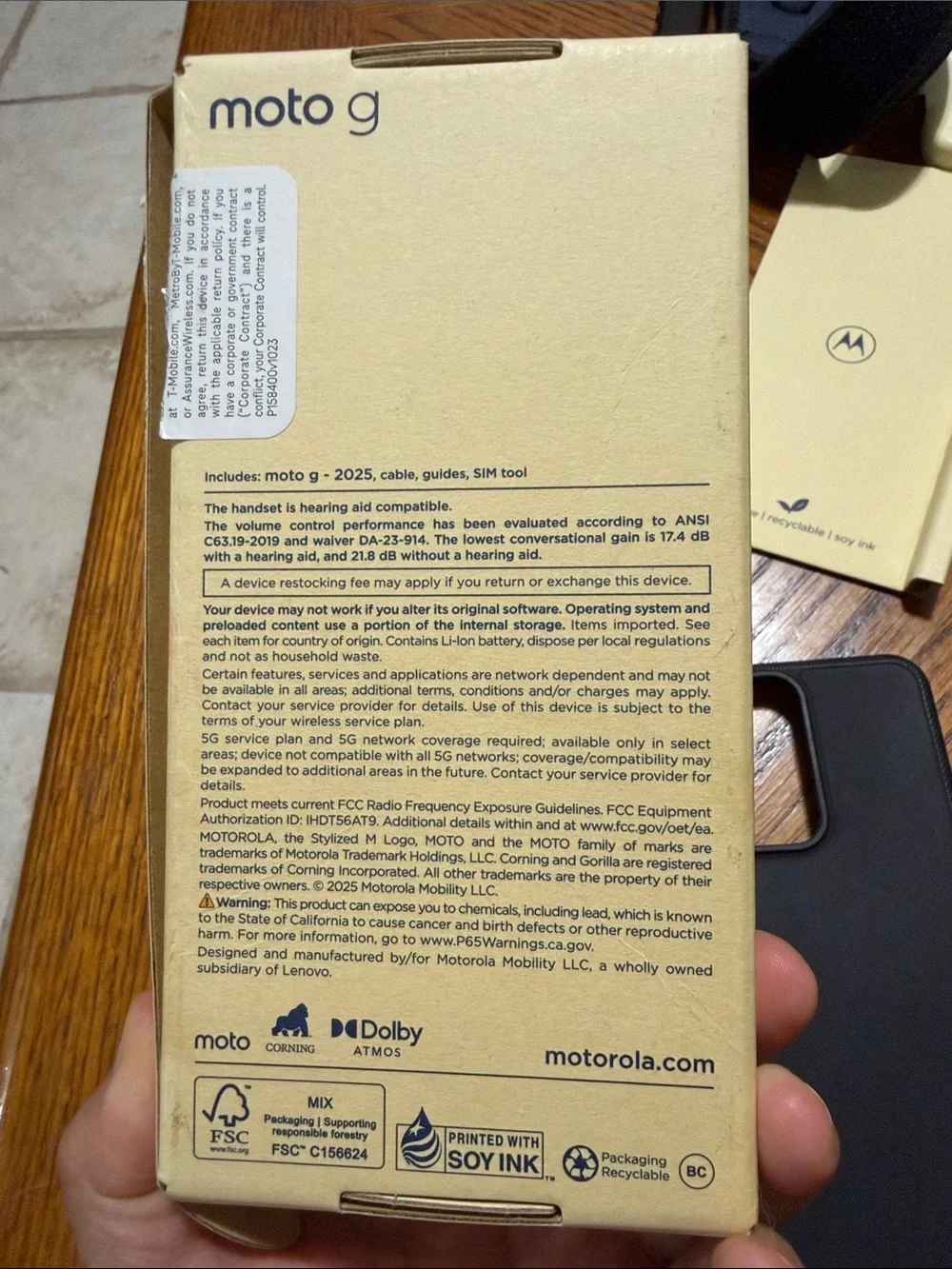 Motorola Moto G Smartphone - Black